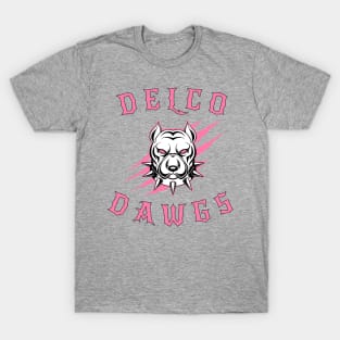 Delco Dawgs Pink T-Shirt